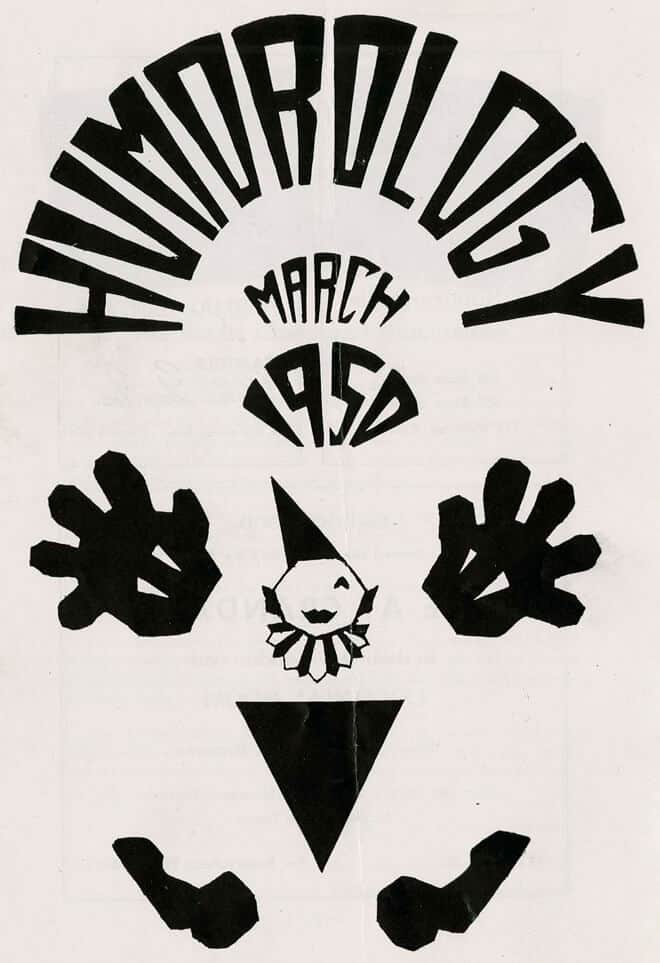 Image of a 1950 Humorology program. (Image courtesy of the UW Digital Collections Center.)